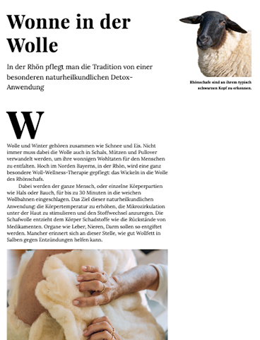 Wonne in der Wolle