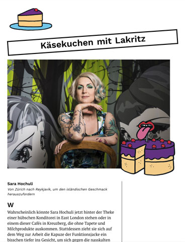 Käsekuchen mit Lakritz