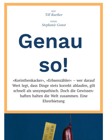 Genau so!