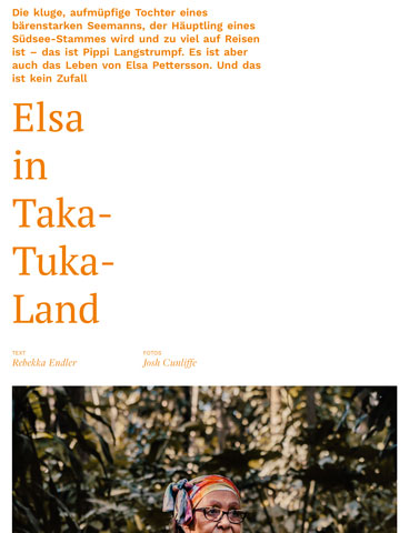 Elsa in Taka-Tuka-Land
