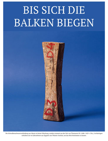 Bis sich die Balken biegen