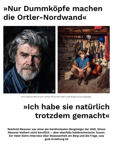 Reinhold & Simon Messner im Interview