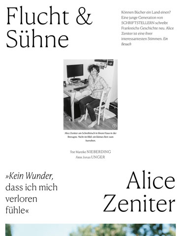 Flucht & Sühne: Alice Zeniter