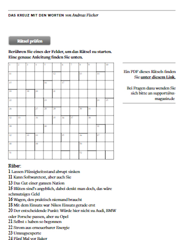 Das Kreuz mit den Worten