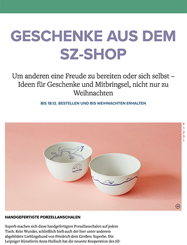 Geschenke aus dem SZ-Shop