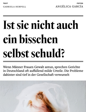 Ist sie nicht auch ein bisschen selbst schuld?