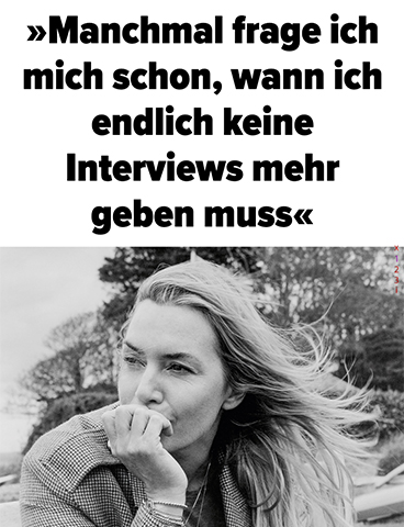 »Manchmal frage ich mich schon, wann ich endlich keine Interviews mehr geben muss«