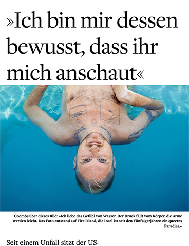 »Ich bin mir dessen bewusst, dass ihr mich anschaut«