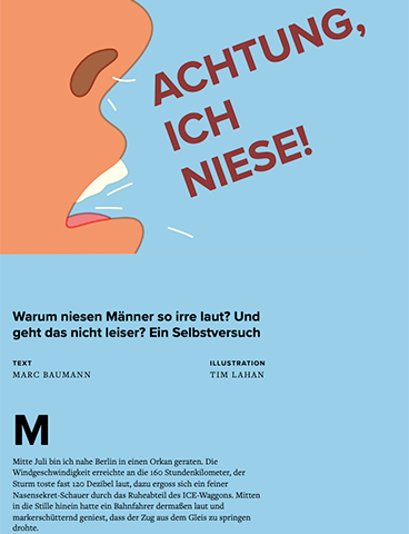 Achtung, ich niese!