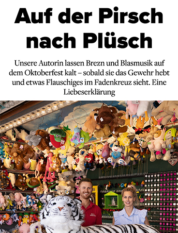 Auf der Pirsch nach Plüsch